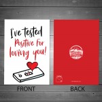 Positive I Love you Anniversary Card For Him Her Birthday Card