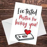 Positive I Love you Anniversary Card For Him Her Birthday Card