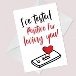 Positive I Love you Anniversary Card For Him Her Birthday Card