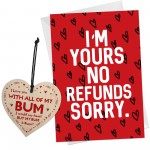 Funny Anniversary Valentines Card Gift For Him Or Her Card Heart