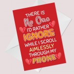 Funny Card For Boyfriend Girlfriend Birthday Anniversary Card