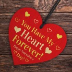 Valentines Gifts Boyfriend Husband Wife Girlfriend Wooden Heart 