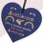 Unicorn Gift For Auntie Aunt Auntie Birthday Gifts Novelty Gift