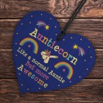 Unicorn Gift For Auntie Aunt Auntie Birthday Gifts Novelty Gift