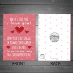 Valentines Card For Boyfriend Girlfriend Romantic Anniversary