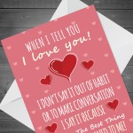 Valentines Card For Boyfriend Girlfriend Romantic Anniversary