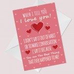 Valentines Card For Boyfriend Girlfriend Romantic Anniversary