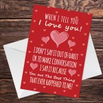 Romantic Valentines Day Card For Boyfriend Girlfriend