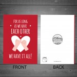 Valentines Card For Boyfriend Girlfriend Husband Wife Him Her