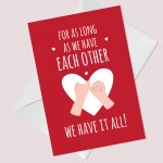 Valentines Card For Boyfriend Girlfriend Husband Wife Him Her