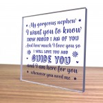 Nephew Gifts From Auntie Uncle Handmade Plaque Birthday Gift