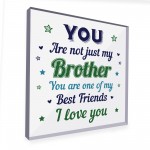 Novelty Brother Gift For Birthday Gift Acrylic Plaque Friendship