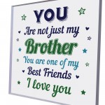 Novelty Brother Gift For Birthday Gift Acrylic Plaque Friendship