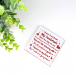 Valentines Anniversary Gift For Soulmate Him Her Acrylic Plaque