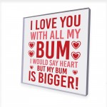 Valentines Gift For Him Husband Boyfriend FUNNY JOKE Birthday