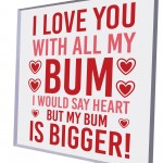 Valentines Gift For Him Husband Boyfriend FUNNY JOKE Birthday