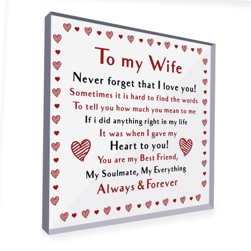 Anniversary Gift For Wife Romantic Wife Gifts Birthday Gift