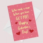 Valentines Day Galentines Card For Her Funny Best Friend