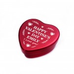 Personalised Valentines Gift For Her Him Tin Couple Gifts