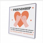 Friendship Gifts for Women Best Friend Birthday Gifts Plaque