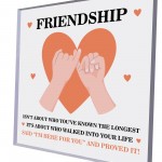 Friendship Gifts for Women Best Friend Birthday Gifts Plaque