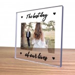 Personalised Wedding Gift Wedding Anniversary Gift Photo Plaque