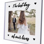 Personalised Wedding Gift Wedding Anniversary Gift Photo Plaque