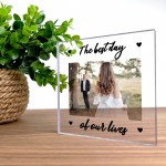 Personalised Wedding Gift Wedding Anniversary Gift Photo Plaque