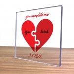 Anniversary Wedding Valentines Day Gifts for Her Him Plaque