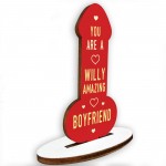 Valentines Gift For Him Partner Boyfriend Wood Plaque Thank You