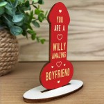 Valentines Gift For Him Partner Boyfriend Wood Plaque Thank You