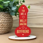 Valentines Gift For Him Partner Boyfriend Wood Plaque Thank You