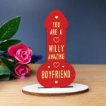 Valentines Gift For Him Partner Boyfriend Wood Plaque Thank You