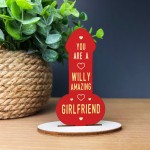 Valentines Gift For Her Partner Girlfriend Wood Plaque Thank You