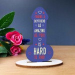 Valentines Gift For Him Partner Boyfriend Wood Plaque Funny