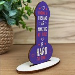 To My Husband Gifts Wood Plaque Funny Husband Gifts Best Husband