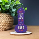 To My Husband Gifts Wood Plaque Funny Husband Gifts Best Husband