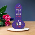 To My Husband Gifts Wood Plaque Funny Husband Gifts Best Husband