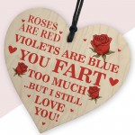 Anniversary Valentines Day Gifts for Her Him Wood Funny Gift