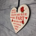 Anniversary Valentines Day Gifts for Her Him Wood Funny Gift