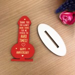 Funny Anniversary Joke Gift For Boyfriend Girlfriend Husband