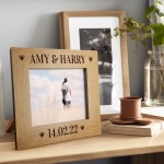 Personalised Photo Frame Anniversary Birthday Wedding Couple