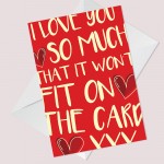 VALENTINES DAY CARD HUSBAND WIFE BOYFRIEND GIRLFRIEND