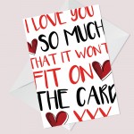 Valentines Day Anniversary Birthday Card Husband Wife Boyfriend 