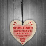 Novelty Valentines Day Gift For Him Her Funny Wood Gift