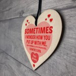 Novelty Valentines Day Gift For Him Her Funny Wood Gift