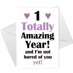 Funny Anniversary Card Husband Wife Partner Boyfriend Girlfriend