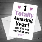 Funny Anniversary Card Husband Wife Partner Boyfriend Girlfriend