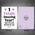 Funny Anniversary Card Husband Wife Partner Boyfriend Girlfriend