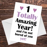 Funny Anniversary Card Husband Wife Partner Boyfriend Girlfriend